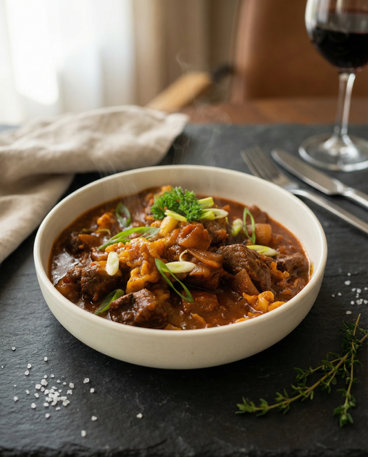 Gulasch mit Spätzlen